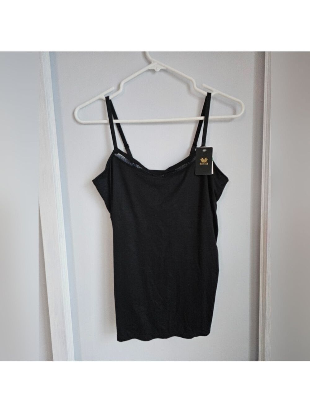 Wacoal Black Spaghetti Strap Under Top Tank Camisole